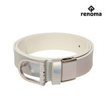 레노마골프 여성 로고 버클 벨트 RWATJ5851-160, SILVER
