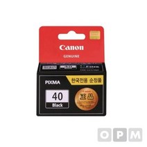 캐논 잉크 PG-40/검정/1EA, 없음