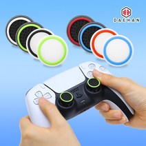 플스5 PS 듀얼센스 쇼크 4 5 프로콘 XBOX 호환 써클 스틱커버 2개 1세트 PS-203, 01_화이트 PS-203 2개 1세트