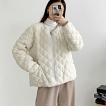 NewCare여성 털 점퍼 집업 여성 자켓