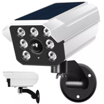 태양광 7구 LED 방범등 CCTV 카메라 모형 센서등 조명 솔라 램프 정원등