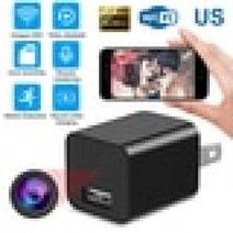 미니 플러그 카메라 1080P HD USB 충전기 무선 휴대용 감시 보안 비디오 레코더 다이나믹 앱 원격 모니터 비디오캠, US Plug wifi+no card