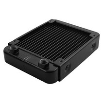 uxcell 수냉식 열교환기 라디에이터 수냉식 라디에이터 블랙 컴퓨터 CPU 용 18 파이프 120mm