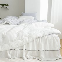 먼지없는 사계절 이중 프릴 침대커버