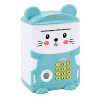 쥐돌이 지문인식 저금통, 블루, 1개
