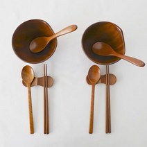 모리다인 예소담 옻칠 우드 면기 2인세트 10p, 단품