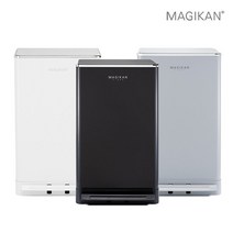 매직캔 히포크롬 듀얼오픈 휴지통 21리터, MH250WCR-화이트, 1개