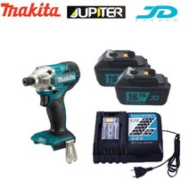 마끼다 충전 임팩드라이버 DTD156+제이디18V4.0AH 18V5.0AH 배터리+충전기세트 충전드릴, 본체+18V5.0AH(2개)+충전기