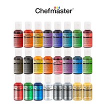 셰프(쉐프)마스터 색소 25g/30컬러, 셰프마스터 포레스트그린 20g