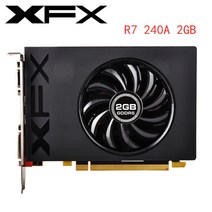 그래픽 카드 사용 xfx radeon r7 240a 2gb 비디오 카드 gpu for amd radeon r7240a gddr5 128bit 화면 카드 데스크탑 컴퓨터