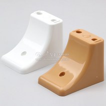 PVC곡선가구다리(2가지색상)(PVC가구다리/가구부속/쇼파다리/가구철물/가구발/서랍장다리/상다리), 백색