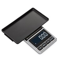 측정공구 미니 정밀 0.01g 포켓 디지털 저울 골드 Bijoux 스털링 쥬얼리 무게 균형 그램 전자, 500g x 0.1g