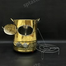 드럼소각로 소형 골드소각통 미니 서류 종이 소각 야외 화목난로, S (30.5cm)