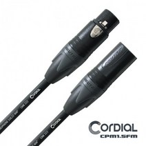 CORDIAL CPM1.5FM XLR 발란스 1.5m 케이블