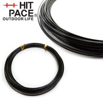 히트페이스 강선와이어 10M (블랙), 01-3.강선와이어 (블랙) 0.8호