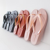 하이 플리플랍 쪼리 굽높은 발편한 여자 샌들 슬리퍼 통굽 굽있는 키높이 5cm