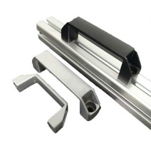 모티스락 알루미늄 캐비닛 블랙 실버 나일론 도어 DIY 3D 프린터 180mm, 3.Alum black 90mm