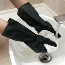 라이프시트 가정용PVC장갑 원예장갑 청소장갑 라텍스장갑 주방용장갑, 1개, 블랙 S