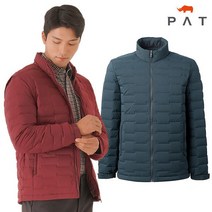 PAT 스퀘어퀄팅 경량 다운 점퍼