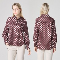 로코엘라 로코엘라 로엘 도트 코튼 블라우스