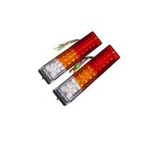 방수 20 LED 자동차 테일 라이트 리어 램프 페어 보트 트레일러 12V 24V 후면 부품 트럭 조명 액세서리