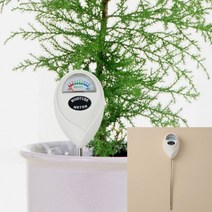 토양 수분 측정기 화분 수분계 물주기 식물 수분 센서 측정기 토양 습도계 화이트