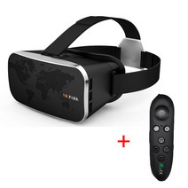 VR PARK V3 헬멧 3D 안경 스마트 폰용 가상 현실 폰 고글 Google Cardboard Casque Len Gaming Lunette, 01 VR with Remote