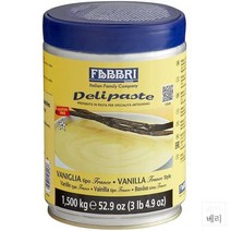 Fabbri Delipaste French Vanilla Flavoring Paste 파브리 프렌치 바닐라맛 맛 페이스트 52.9oz(1.5kg)
