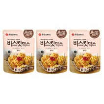 큐원 홈메이드 비스킷 믹스 플레인 250g X 3입, 3개