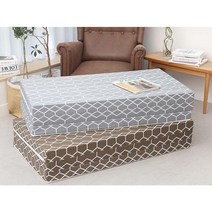 SEJEL.F (세젤에프) 3단 면 접이식 매트리스 HR스펀지 싱글매트 벌집 7.5CM, 벌집 _ 브라운