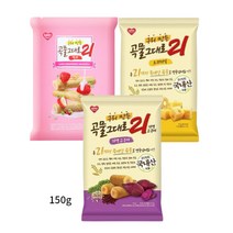 건강한 과자 개미식품 곡물그대로21 150g(오리지널 자색고구마 딸기), 곡물그대로21 150g(딸기)