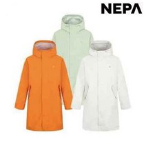 네파(공용) NC일산 등 부분 메쉬 소재를 적용한 벤틸레이션 기능으로 통기성 기능 강화한 레인 코트 7JG0561D_NI, SAGE GREEN(K53), 1개