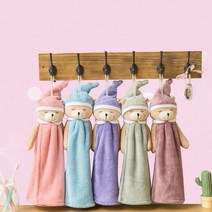 [1+1 무료배송]곰돌이 인형 핸드타올 주방 욕실 수건, 곰돌이 인형 핸드타올/스카이, 곰돌이 인형 핸드타올/스카이