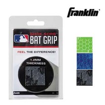 프랭클린 MLB SHOK SORB 배트그립 23368 야구배트그립, 네온그린
