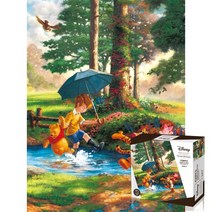 퍼즐피플 디즈니 150피스 직소퍼즐 모음, 곰돌이 푸 킨케이드 150피스, 퍼즐유액 포함, 150p