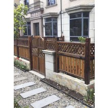 전원주택담장 울타리휀스 부식방지목재 나무담장 펜스, E