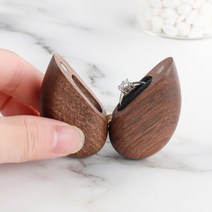 원목 하트 반지 케이스 프로포즈 반지 수납함 우드 보석 나무 수납함
