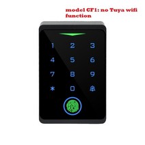 지문인식도어락 무타공 Tuya 와이파이 독립형 도어 125KHz EM 카드 RFID 및 생체 지문 액세스 제어 시스템, 01 CF1