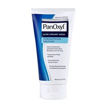 PanOxyl 항균 여드름 크리미 워시 4% 벤조일 퍼옥사이드 6온스, [01] 4% 워시