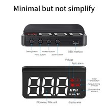 자동차 hud 헤드업 디스플레이 car auto obd2 gps head-up auto, 없음