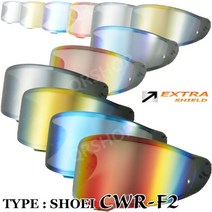 쇼에이 SHOEI CWR-F2 엑스트라 쉴드 EXTRA Z-8 일본 순정 정품, 쇼에이 쉴드 CWR-F2 골드