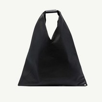 메종 마르지엘라 명품명품여성 MM6 23SS 재패니즈 블랙 그레인레더 토트백 S54WD0039 P