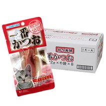 펫모닝 카네토라 고양이 간식 22g, 자연맛 순살 가다랑어 IK-A, 48개입