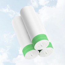 폐활량 운동기구 흉곽호흡기 폐호흡기기 3롤 안전하고 편리한 화장실 청소 쓰레기 폐기물, 01 Green