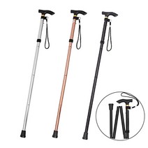 가벼운 접이식 노인지팡이 보행용 어르신지팡이, 브론즈