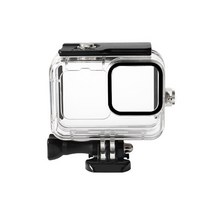 고프로호환하우징 방수케이스GoPro Hero 11 10 9 블랙 케이스 방수 60M 하우징 다이빙 보호 수중 커버 G, 01 백색