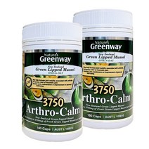 네이쳐스그린웨이 아스로캄 뉴질랜드 초록입홍합 Arthro-Calm 3750mg 180캡슐 2개
