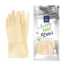 홈에디션명진 단미니 고무장갑 (FREE사이즈 대 소), 10개, 옐로우(대), 대(L)