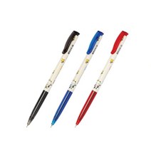 자바펜 슬림 볼펜 0.38mm, 검정, 12개