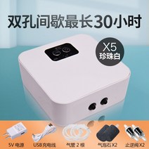 미니 어항 발생기 펌프 소형 가정용 소음방지 충전 휴대식 야외 낚시 USB 산소공급기 교 직류 투웨이 1349533202, x5 진주 화이트 두개 통큰 재다 풀